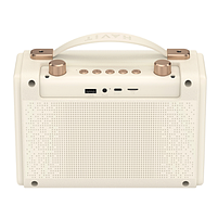 Портативна ретро колонка караоке HAVIT SK823BT 16W RGB Beige (10/ящ), фото 4