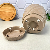 Вазон Намисто 3л кава з молоком ELIF, фото 3