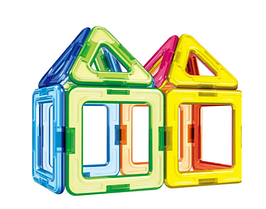 Магнітний конструктор LT3001 "Автотехніка" – 32 деталі, фото 3