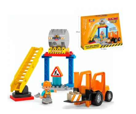 Ігровий конструктор JDLT 5440 "Будтехніка" – 22 деталі