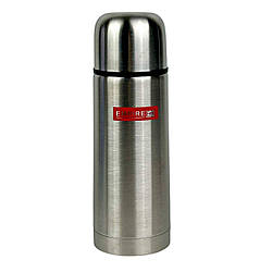 Термос нержавіюча сталь 0.35 л Empire 1374 Крафт у чохлі сріблястий