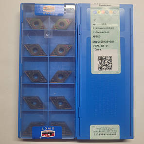 DNMG150408-BM1 AP105 GWCT (Гартований) Твердосплавна пластина, фото 2