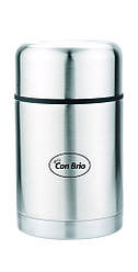 Термос нержавіюча сталь 1 л Con Brio СВ-393 сріблястий