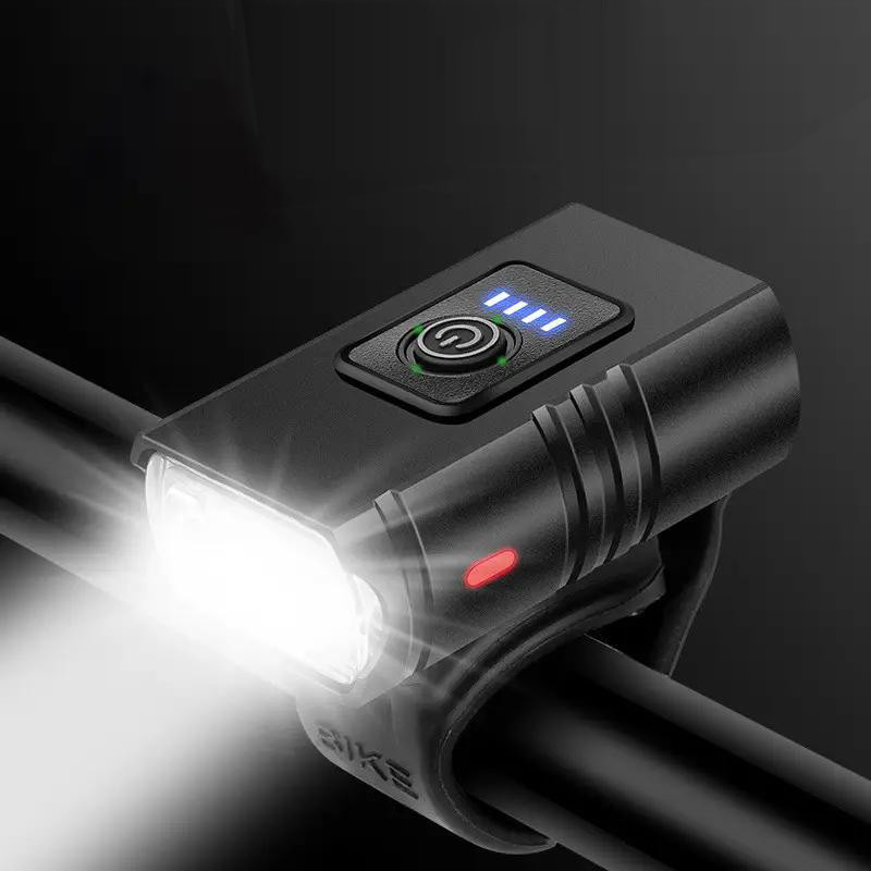 Велофара BK02 | 500 люмен | Вологозахист | Li-Ion акумулятори | Заряджання microUSB | Індикація заряду