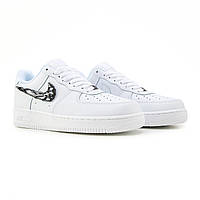 Жіночі дуже стильні кросівки Nike Air Force 1 Low Molten Metal Black White, топова якісна модель