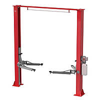 Двостійковий електрогідравлічний підіймач із системою двостороннього розблокування