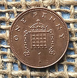 1 пеннi 2004 року. Велика Британiя, фото 2