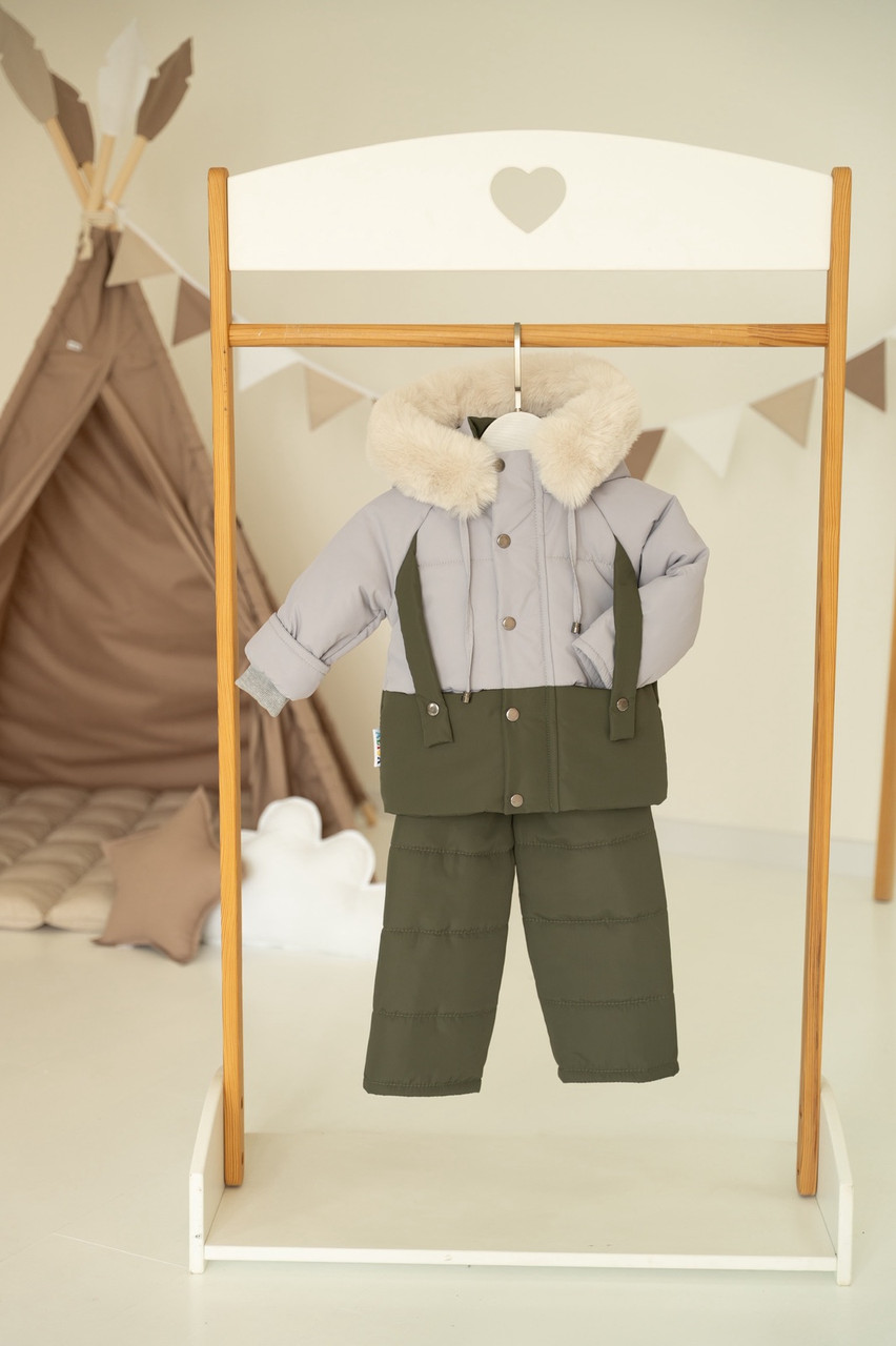 Комбінезони дитячі зимові комбінезони гуртом для хлопчика Ведмедик.