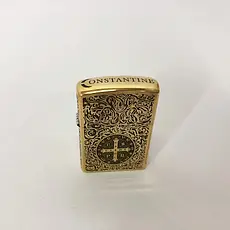 Бензинова запальничка Св'ятого Бенедикта на подарунок + комплектуючі, фото 5