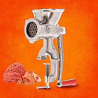 М'ясорубка ручна з насадкою для ковбас Харків RS-102 висока продуктивність 33 кг/год