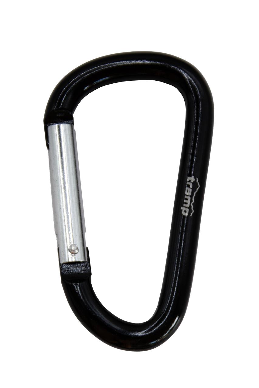 Набір карабінів алюмінієвих сувенірних Трамп 10 шт 7 см без муфти black UTRA-301, фото 1