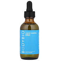 BodyBio Zinc Liquid Mineral / Цинк рідкий мінерал 60 мл
