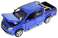 Машина металева Volkswagen Amarok, Машина Фольцваген Амарок озвучена зі світлом, відкр.двері, АВТОПРОМ