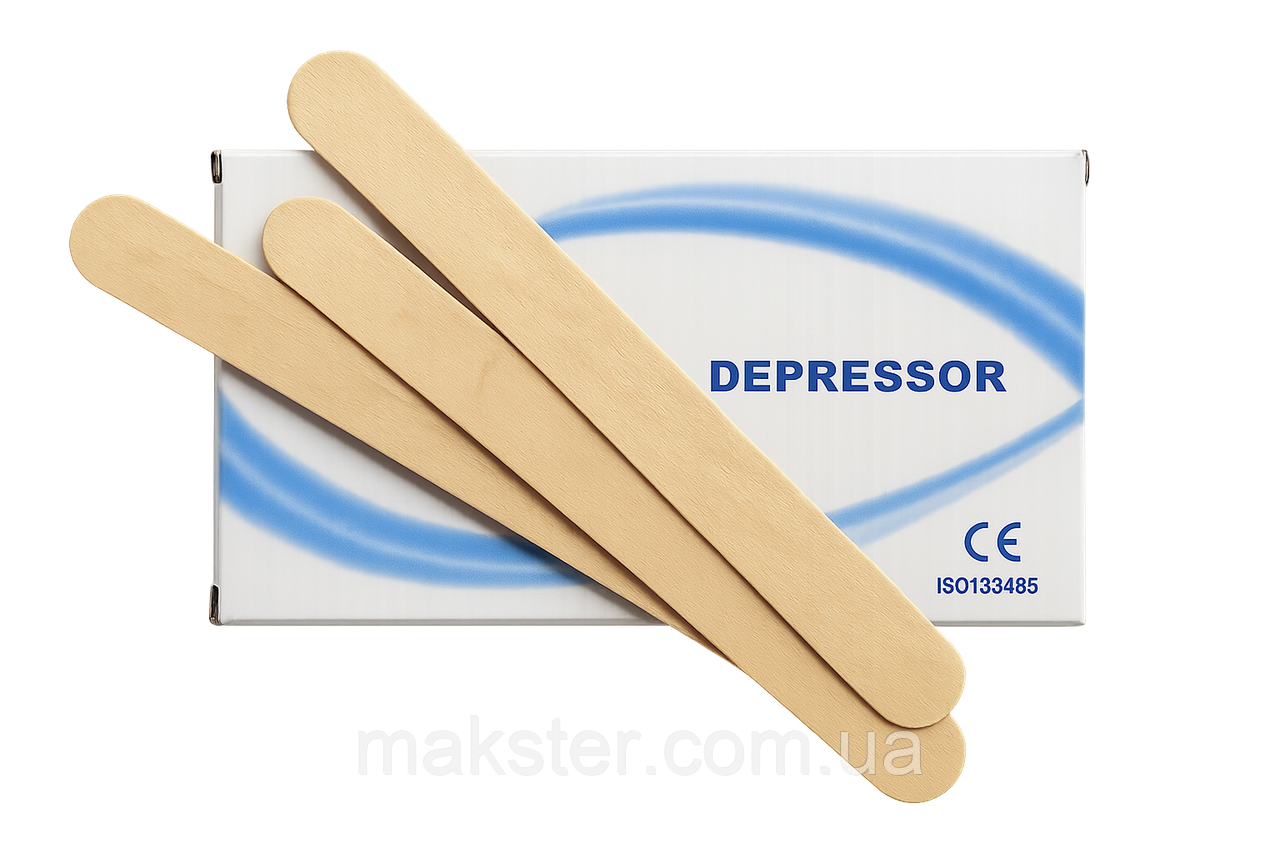 Шпателі дерев'яні для депіляції (100 шт.)