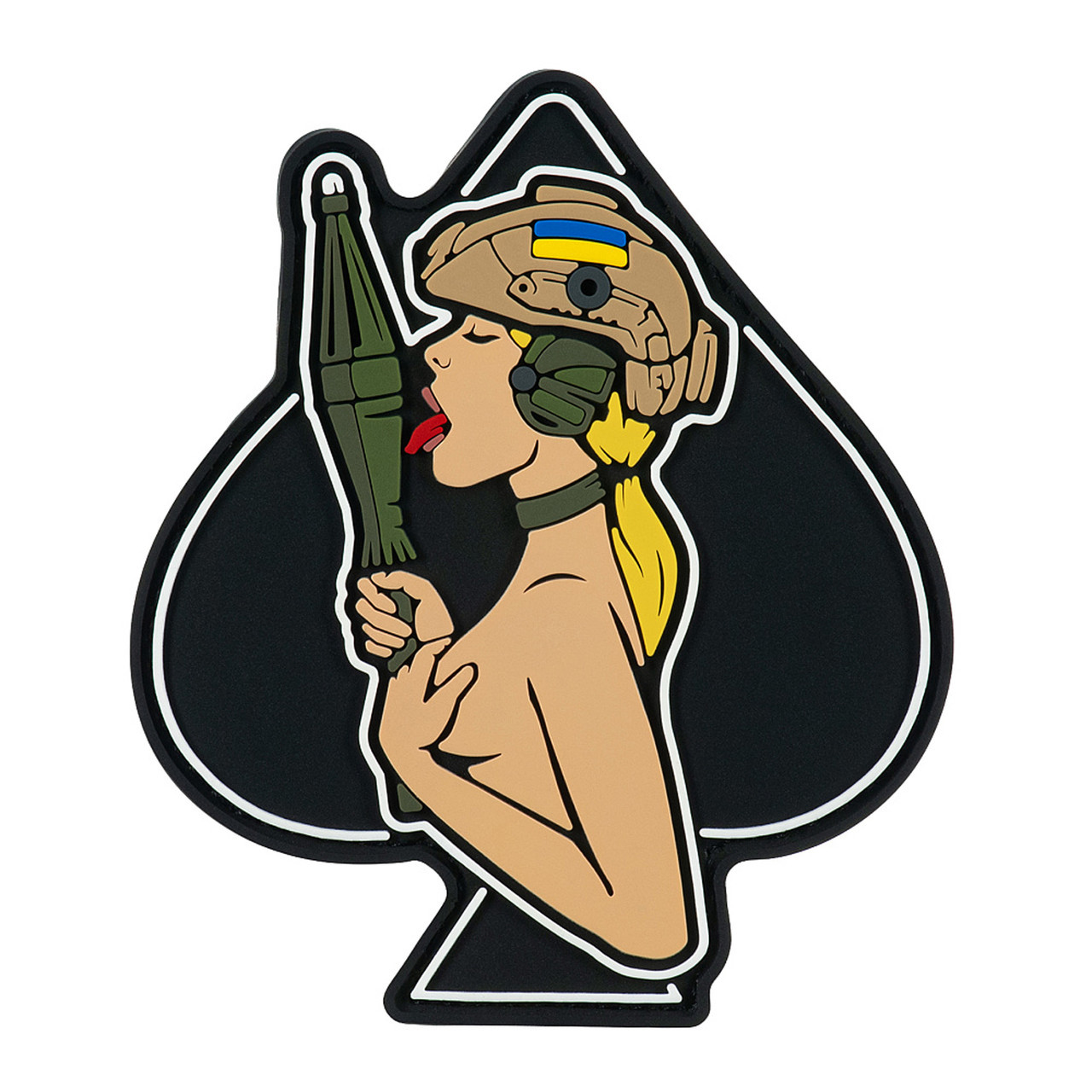 Brand Element нашивка (PVC) Піка-дівчина Yellow/Coyote, фото 1