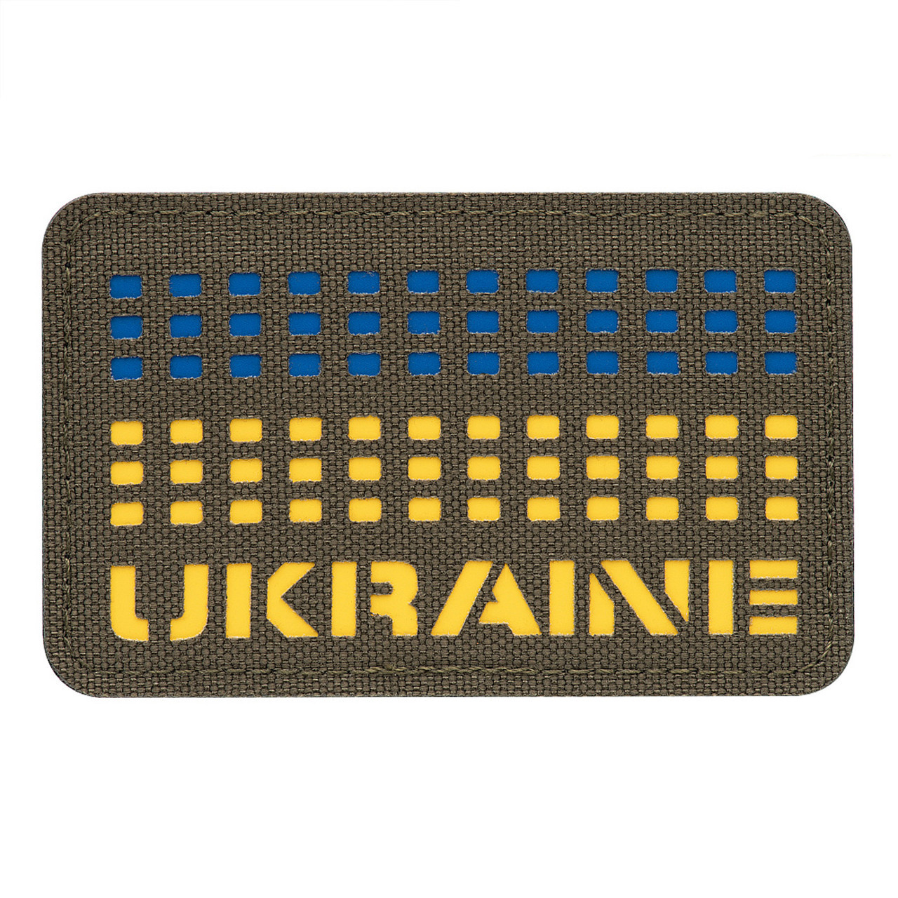 M-Tac нашивка Ukraine Laser Cut Ranger Green/Yellow/Blue, фото 1
