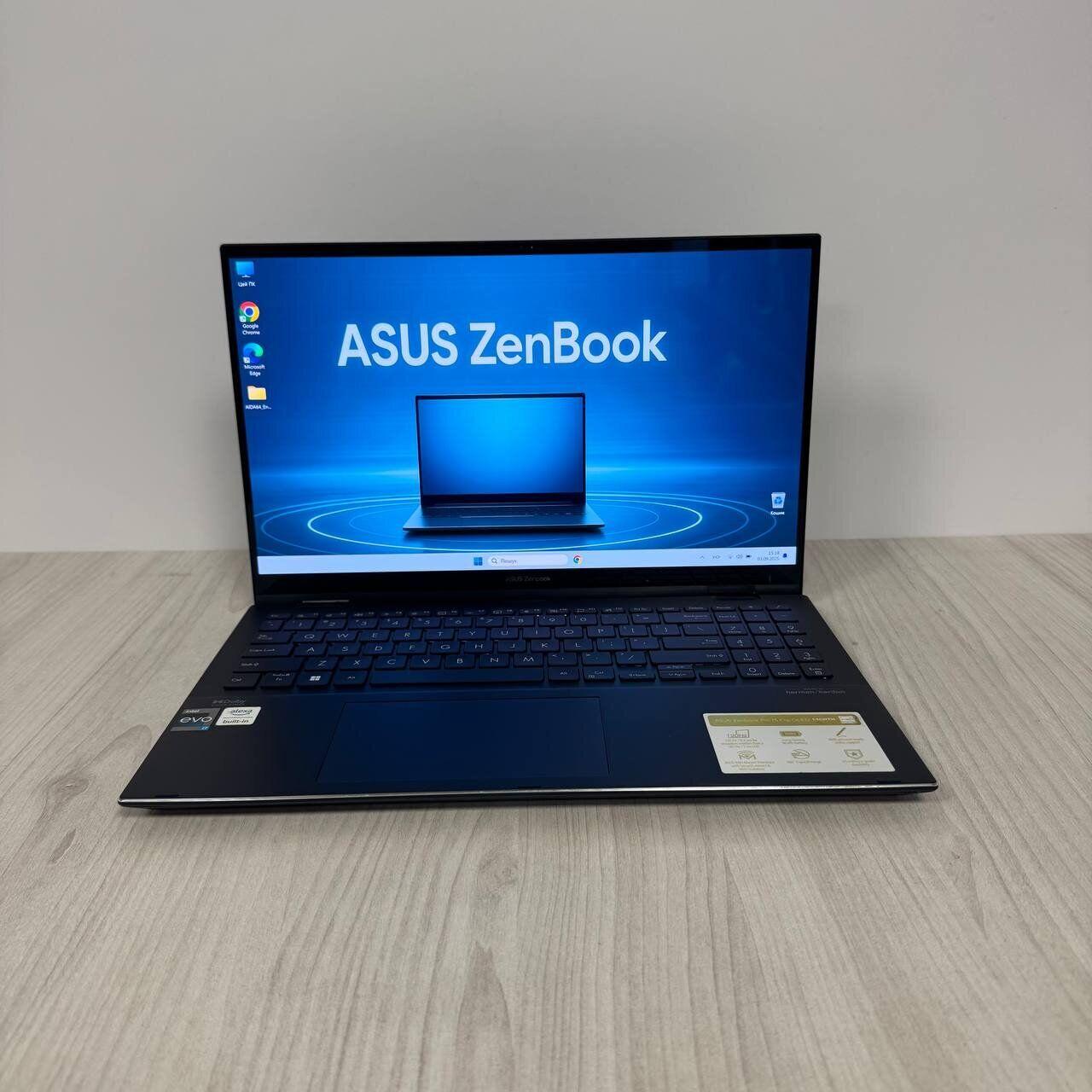 Б/в Ноутбук Б-клас Asus Zenbook Pro 15 Flip Q529ZA 15.6" 2880x1620 O| i7-12700H| 16GB RAM| 512GB SSD NVMe| Iris Xe
