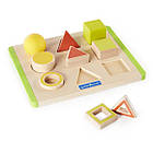 Дерев'яний сортер Guidecraft Manipulatives Фігури в просторі, фото 2
