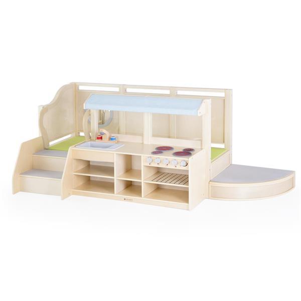 Дерев'яний ігровий комплекс University Кухня з подіумом (U0504), фото 1