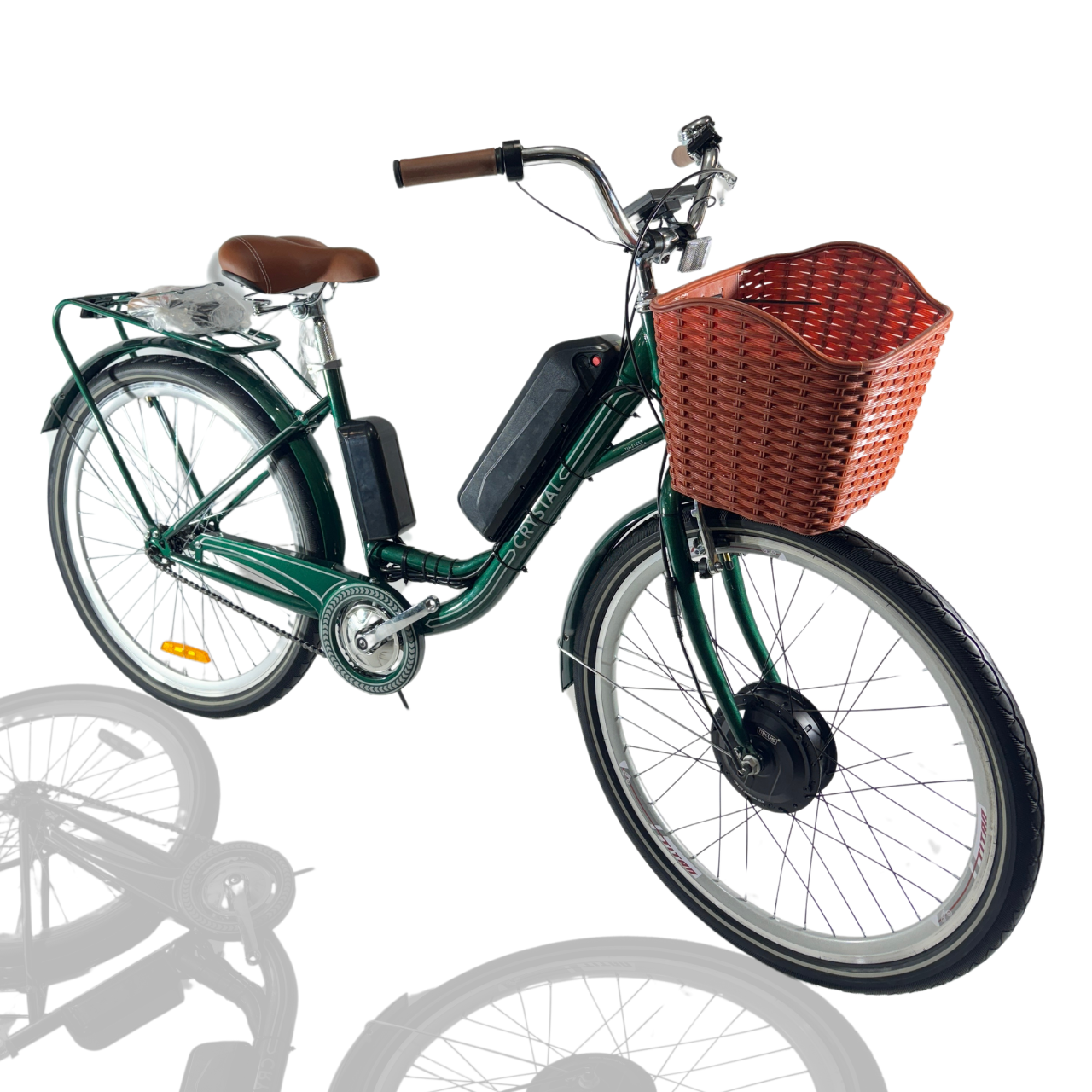 Електровелосипед E-Titan Dorozhnik 26" Crystal 48В 500Вт 14.5Ah MXSUS+дисплей LSD-3+Pas-ассистент+круїз контроль до 50км запасу