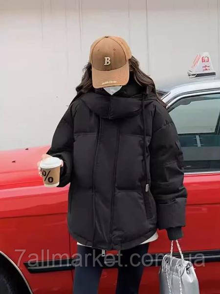 Куртка жіноча зима 983 black р.S-L "Seven Group" недорого гуртом від прямого постачальника