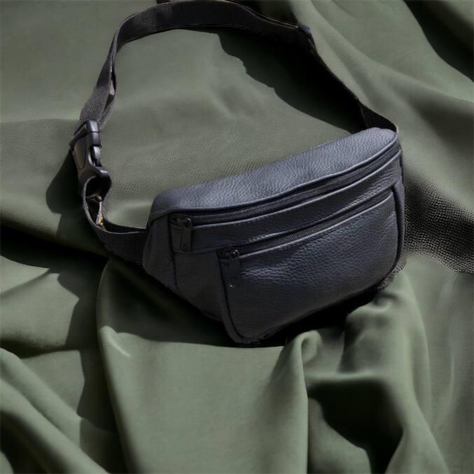 Бананка для молоді, Бананка чоловіча повсякденна Чоловіча з натуральної шкіри LV-48, фото 1