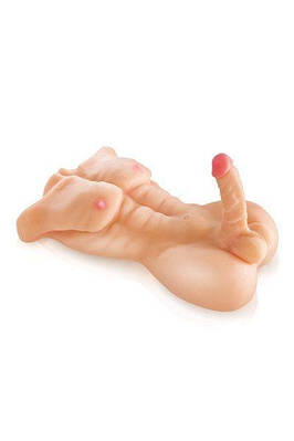 Секс лялька-торс чоловіки з регулюючим рівнем нахилу фалоса і анальним отвором Real Body-My Man Talla