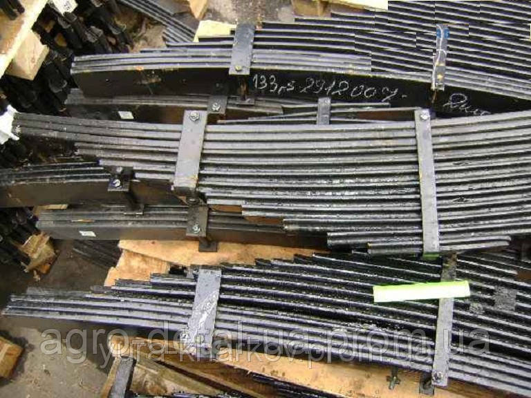 Ресора задня 133Д-2912007 зі стяжними хомутами автомобіля ЗІЛ-133 ГЯ, фото 1