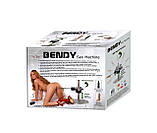 Секс машина для жінок сріблястого кольору з фалоімітатором Анальною пробкою та вібраторами в комплекті Foxshow Bendy Love Machine, фото 4