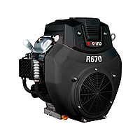 Професійний бензиновий двигун Rato R670D PF вал 28.575 мм : 21 л.с/15500 Вт (82931) EHA