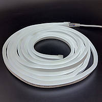 Неоновий світильник лофт 2835 120 д.м. IP68 220V 8*16 мм білий холодний 5500-6000К Led-Story 5м в розетку