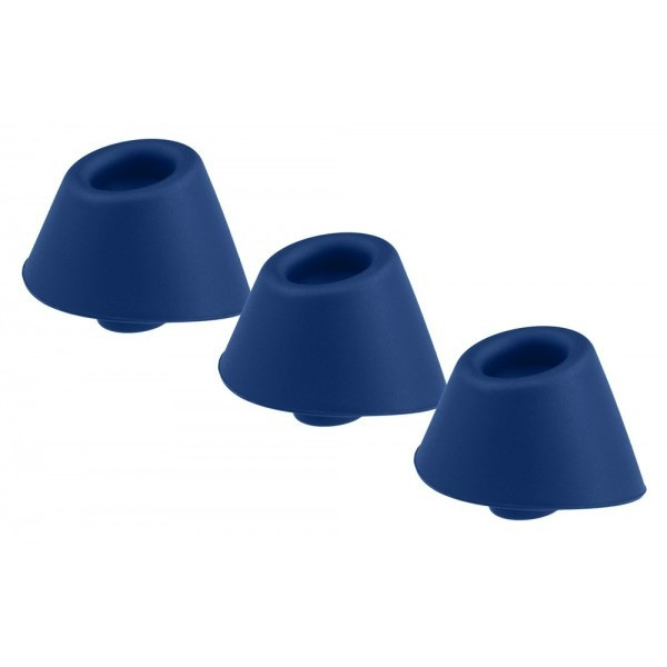 Змінні насадки для Womanizer DUO Heads синього кольору 3 штуки Кайф, фото 1