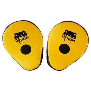 Лапи вигнуті чорно-жовті Venum DX, фото 2