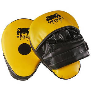 Лапи вигнуті чорно-жовті Venum DX, фото 3