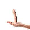 Насадка для страпону на присоску термоактивна силіконова тілесного кольору Dorcel Real Pleasure розмір S Talla, фото 3