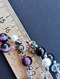 Вінтажне кольє з перлами та бусинами в техніці Клуазоне. Намисто перли. Вінтаж., фото 6