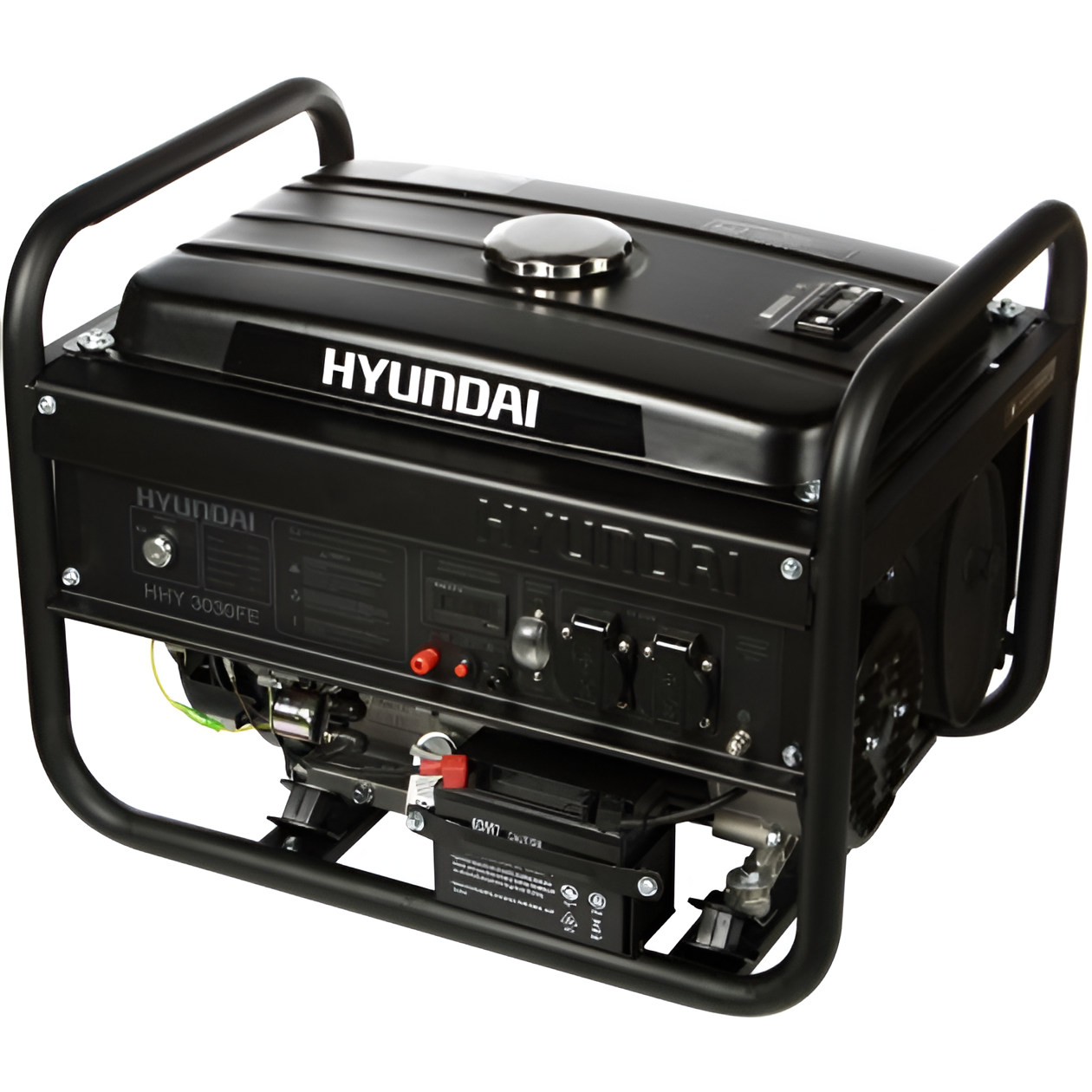 Бензиновий генератор 3 кВт Hyundai HHY 3030FE бензиновий чотиритактний генератор, фото 1