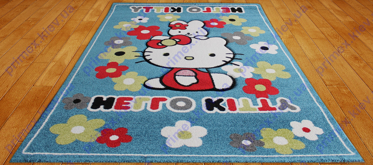 Ковер для детской комнаты "Hello kitty". Коврик детский фото - фото 4 - id-p32397881