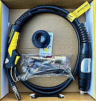 Зварювальний комплект. Рукав МВ-15АК 3м + Гніздо (мама) KZ-2 євро