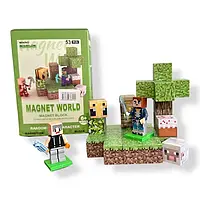 Магнітний конструктор для дітей 53 деталі – розвиваючий ігровий набір у коробці
