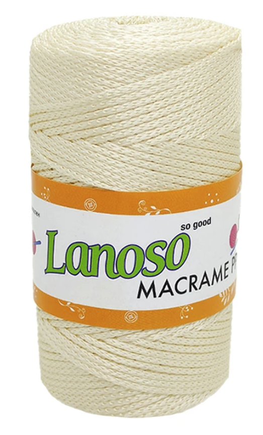 Macrame PP Lanoso-901(230м) молочний, фото 1