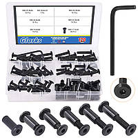Комплект зі 120 болтів 16-35 мм Glarks Socket Cap Bolts Kit Шестигранні гвинти з внутрішнім шестигранником