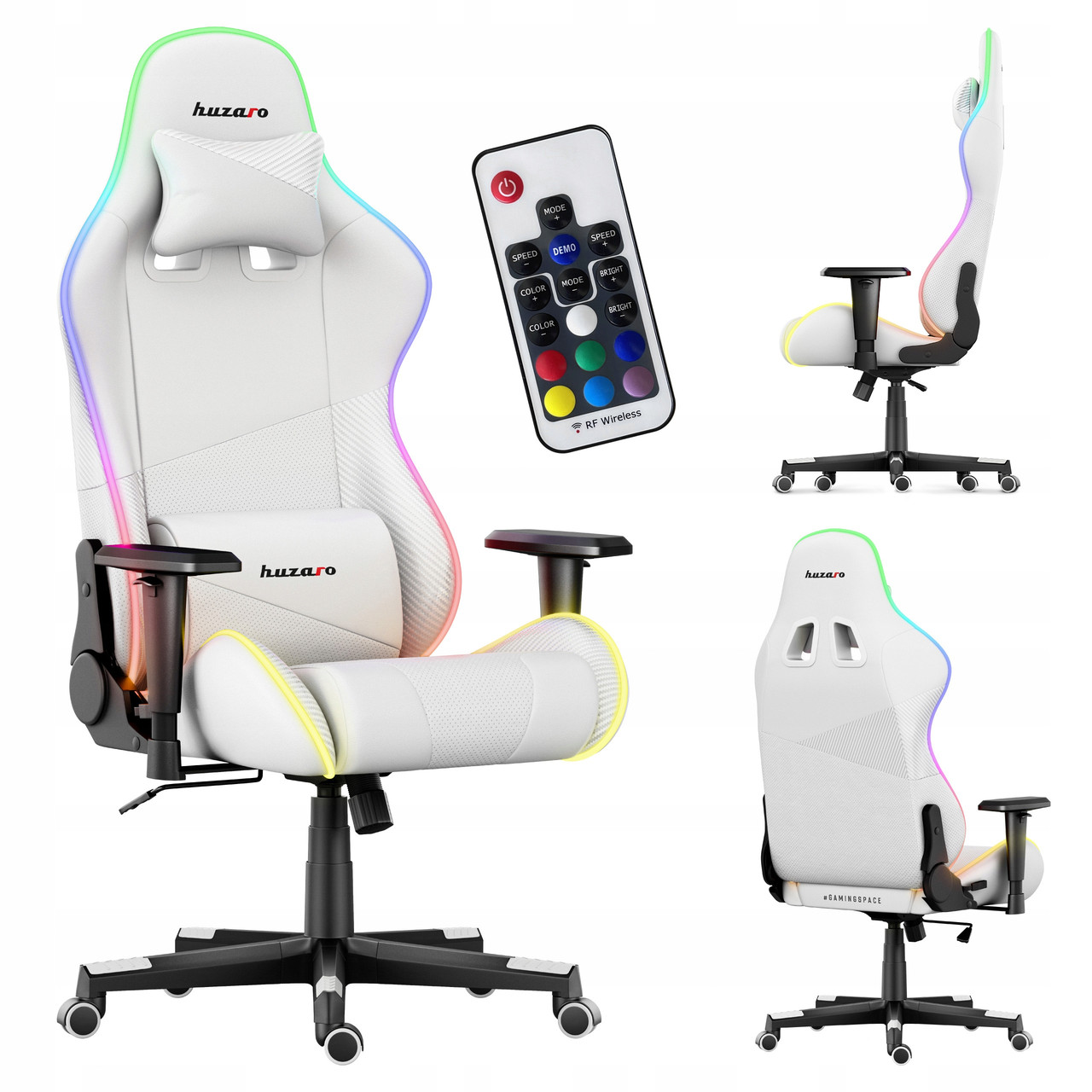 Комп'ютерне крісло Huzaro Hz-Force 6.2 з підсвіткою RGB