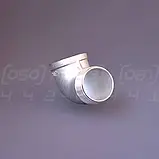 Косинець нержавіючий Ду 40 (1"1/2) з внутрішньою і зовнішньою різьбами, 90°, ISO 4144, EN 10241, DIN 2987, фото 7