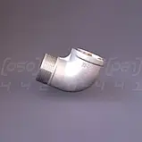 Косинець нержавіючий Ду 40 (1"1/2) з внутрішньою і зовнішньою різьбами, 90°, ISO 4144, EN 10241, DIN 2987, фото 10