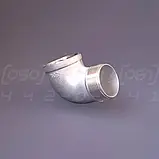 Косинець нержавіючий Ду 40 (1"1/2) з внутрішньою і зовнішньою різьбами, 90°, ISO 4144, EN 10241, DIN 2987, фото 6