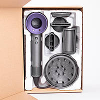 Фен стайлер для волосся 5 в 1 Supersonic Premium 1600 Вт 5 насадок 3 режими швидкості Фіолетовий PH770V