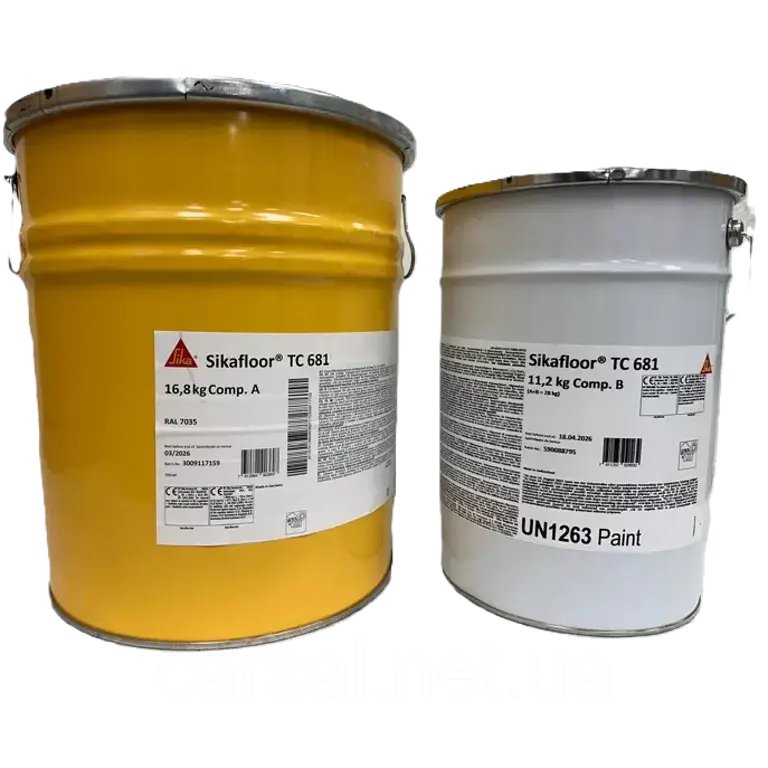 Sikafloor TC 681 фінішне кольорове, глянцеве покриття