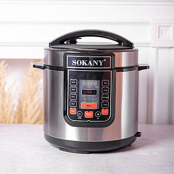 Мультиварка електрична Sokany з чашею на 7 л і антипригарним покриттям SK-07053