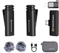 Петличний мікрофон NearStream Wireless Microphone Бездротовий петельний мікрофон із кейсом для зберігання